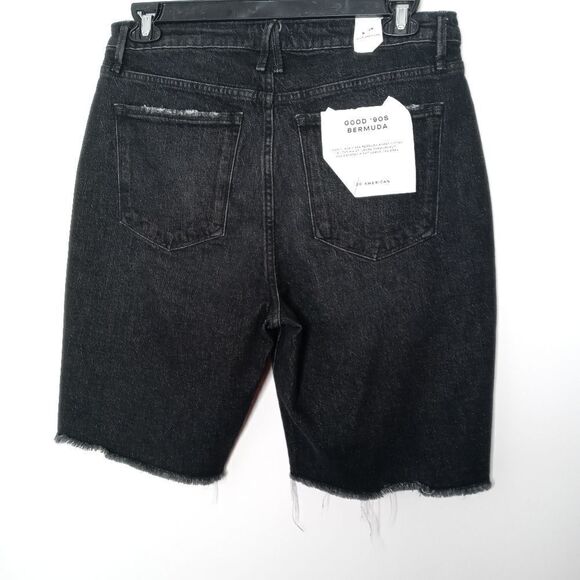 GOOD AMERICAN Good '90s Bermuda Shorts - Picture 6 of 10